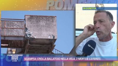 Scampia, crolla il ballatoio nella vela: evacuate 800 persone