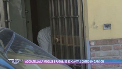 Accoltella la moglie e fugge: si schianta contro un camion