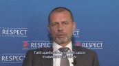 Ceferin esclusivo: "Gli stadi italiani una vergogna! Nuova Champions super. E sull'Inter..."