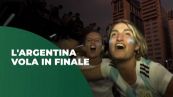 L'Argentina batte la Croazia e la gioia esplode a Buenos Aires