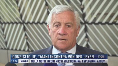 Breaking News delle 16.00 | Consiglio Ue, Tajani incontra Von der Leyen