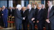 Mattarella a cerimonia al Quirinale 70 anni Corte Costituzionale