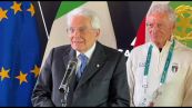 Mattarella agli atleti a Cortina: io fortunato a essere qui