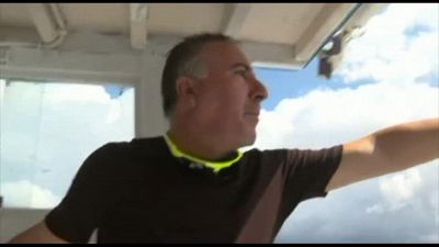Naufragio Palermo: un pescatore mostra dove è affondato lo yacht