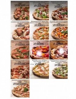 Il Giardino di Andrea "menu' pizze"