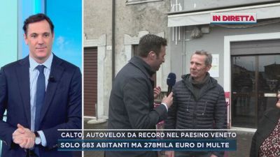 Calto, autovelox da record nel paesino veneto