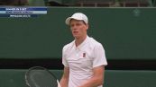 Wimbledon, Sinner batte Martinez in tre set