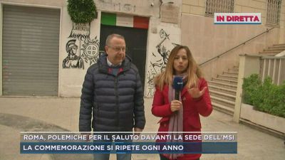 Roma, dall'ex sede dell'Msi