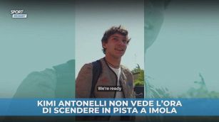 Kimi Antonelli non vede l'ora di scendere in pista a Imola