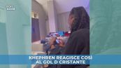 Khephren Thuram reagisce così al gol di Cristante