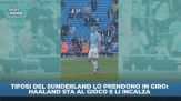 Haaland, botta e risposta con i tifosi del Sunderland
