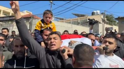 In Cisgiordania funerali di Ahmad Salah, "falciato da jeep di Israele"