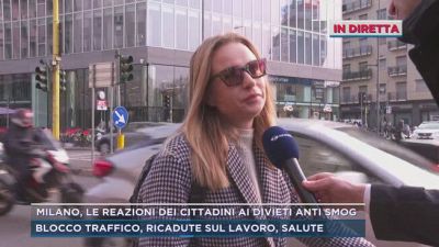 Milano, le reazioni dei cittadini ai divieti anti smog