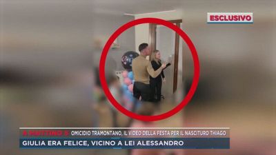 Omicidio Tramontano, il video della festa per il nascituro Thiago