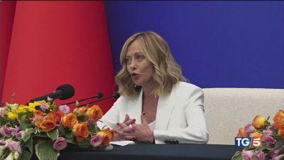 Meloni: "Un piano con la Cina per una nuova cooperazione"