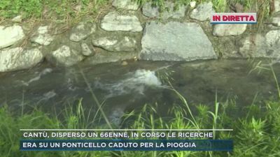 Cantù, disperso un 66enne, in corso le ricerche