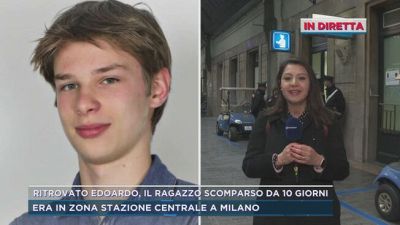 Ritrovato Edoardo, il ragazzo scomparso da 10 giorni