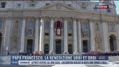Breaking News delle 16.00 | Papa Francesco, la benedizione Urbi et Orbi