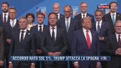 Breaking News delle 21.30 | Accordo Nato sul 5%, Trump attacca la Spagna