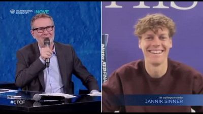 Sinner a "Che tempo che fa" dopo la vittoria alle ATP Finals
