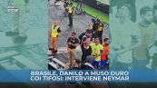 Danilo, scontro coi tifosi: interviene Neymar