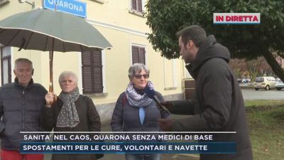 Sanità nel caos, Quarona senza medici di base