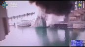 Ucraina diffonde video che mostra esplosione sotto il Ponte di Crimea