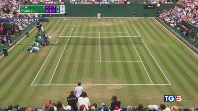 Sinner che va ai quarti a Wimbledon