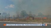 Maxi rogo a Roma, feriti 4 soccorritori