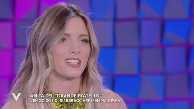 Anita Olivieri e l'emozione di riabbracciare i genitori