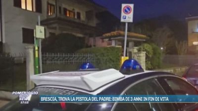 Brescia, trova la pistola del padre: bimba di 3 anni in fin di vita