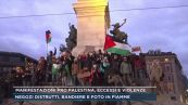 Manifestazioni pro Palestina, eccessi e violenze
