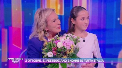 La sorpresa in studio a Rosanna Lambertucci