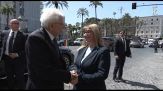Mattarella alla cerimonia per i 75 anni della Cisl