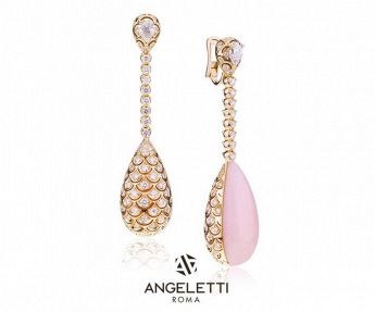 Angeletti orecchini wave angeletti roma diamanti