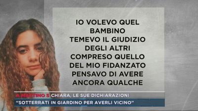 Chiara, le sue dichiarazioni