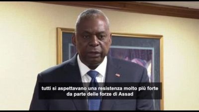 Siria, segretario Difesa Usa: mondo sorpreso da rapidità caduta Assad