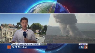 Missili e raid fuga dal Libano