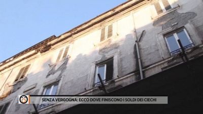 Senza vergogna: ecco dove finiscono i soldi dei ciechi