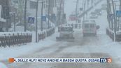 Arriva il freddo artico con neve e vento forte