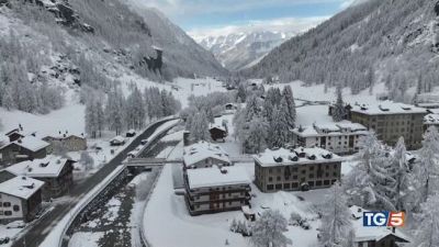 Nubifragi, frane e neve, domenica di maltempo