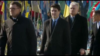 I leader mondiali a Kiev per i tre anni dell'invasione russa