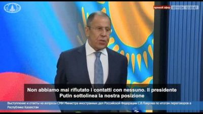 Lavrov: Mai rifiutato contatti con Usa. Parlare sempre meglio che isolarsi