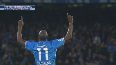 Napoli, Romelu Lukaku fa 400