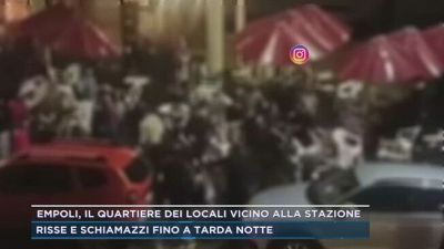 Empoli, il quartiere dei locali vicino alla stazione