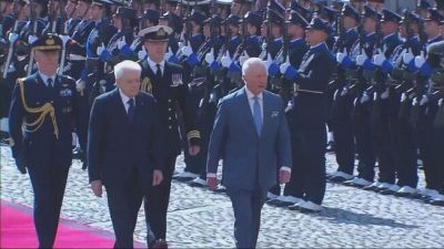 Inni e onori militari, Re Carlo e Camilla al Quirinale