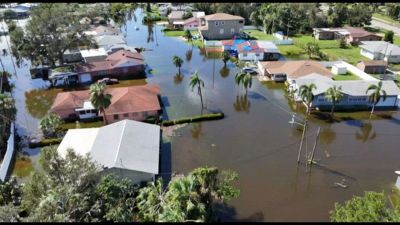Uragano Milton, le immagini della costa ovest in Florida sommersa