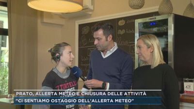 Prato, allerta meteo e chiusura delle attività