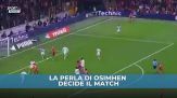 Galatasaray: gol fantastico in rovesciata di Osimhen