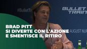Brad Pitt si diverte con l'azione e smentisce il ritiro